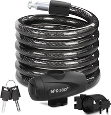 Lucchetto Antifurto Catena Bici 120Cm/12Mm, Livello Di Sicurezza Molto Alto, Ser