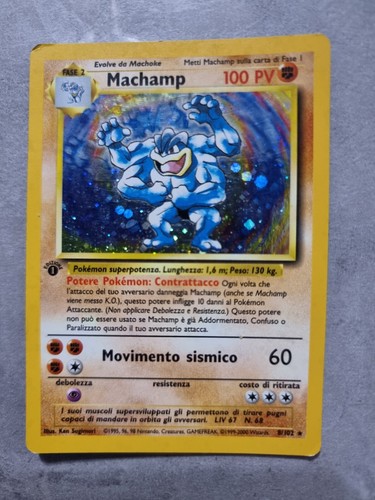 Pokemon card machamp 102 - card,