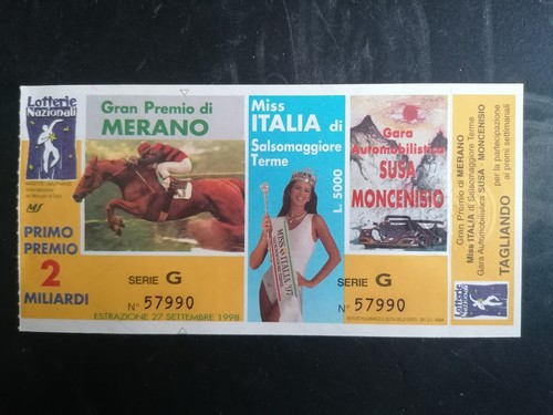 Biglietto lotteria merano - di,