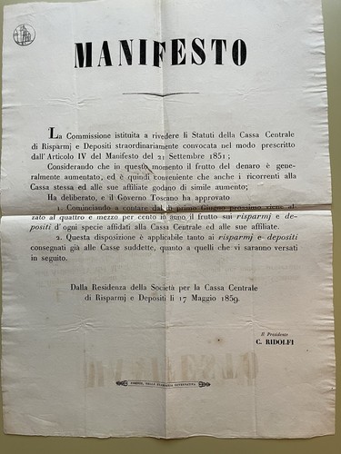 Manifesto statuto cassa - statuto,