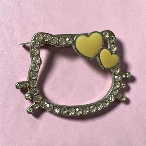 Hello kitty brooch heart - kitty,