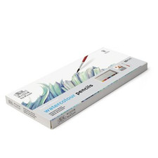 Confezione Matite Acquarellabili Studio Collection Pezzi 48 Con Pennello E Blocc