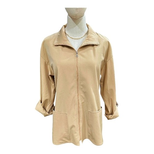 Giacca elasticizzata beige