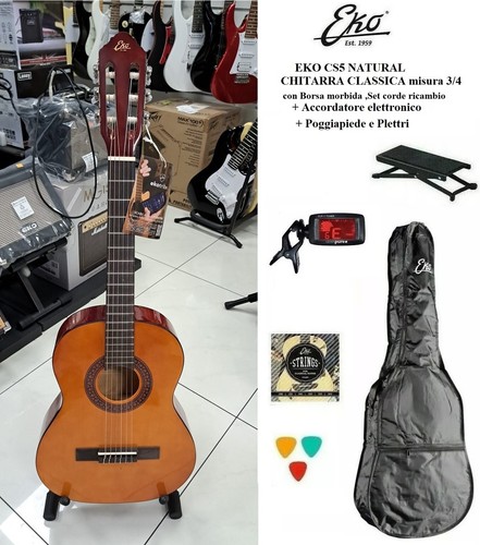 Eko cs5 chitarra classica - cs5,