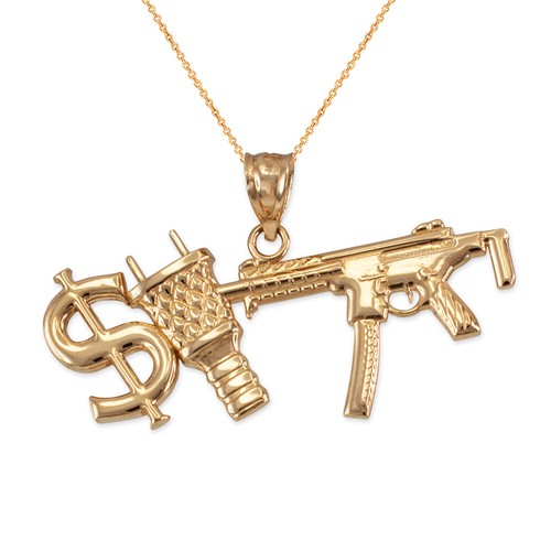 Collana con ciondolo hip hop
