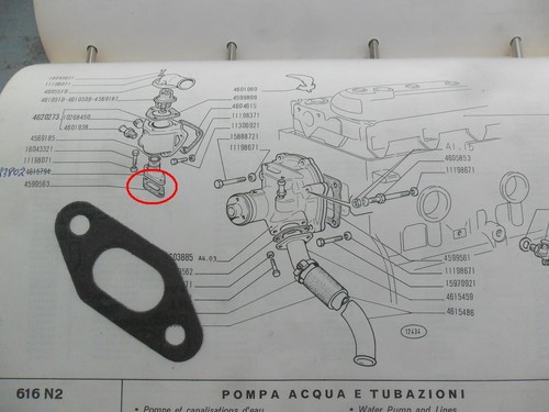 Guarnizione tubo superiore - guarnizione,