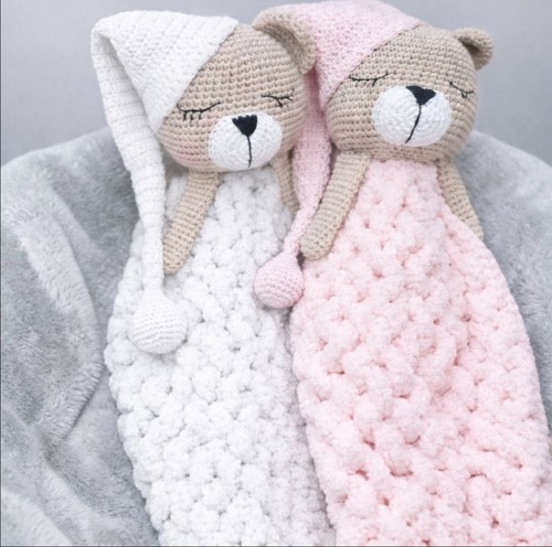Doudou orsetto uncinetto fatto - doudou,