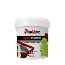 MaxMeyer Quarzo Riempitivo,, Pittura per Esterni Antialga, Bianco, 4L