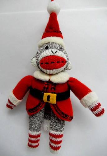 Calzino peluche scimmia elfo