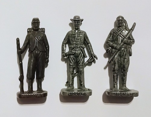 Set figurine metallo soldati - metallo,