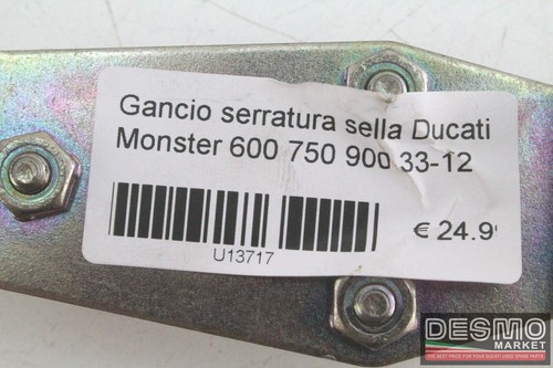 Gancio serratura sella ducati - serratura,