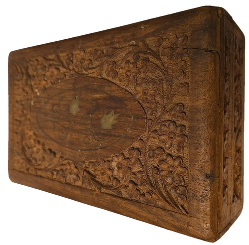 Portagioie legno intagliato - in,