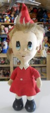 vintage BAMBOLA PUPAZZO PANNOLENCI FELTRO CAPPUCCETTO ROSSO 1960s