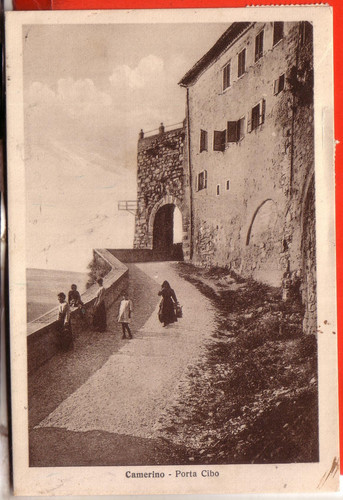 Cartolina camerino fp - camerino,