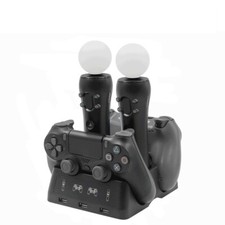 Per PS4 PSVR VR Move Supporto di Ricarica per Controller PS MOVE Alta Qualità Durevole