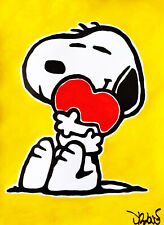 Dr. LOVE Snoopy Peanuts STREET POP ART Keith Haring Banksy Andy Warhol Brainwash