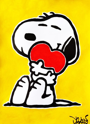 Love snoopy peanuts street - snoopy,