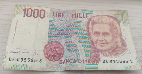Banconota mille 1000 lire - banconota,
