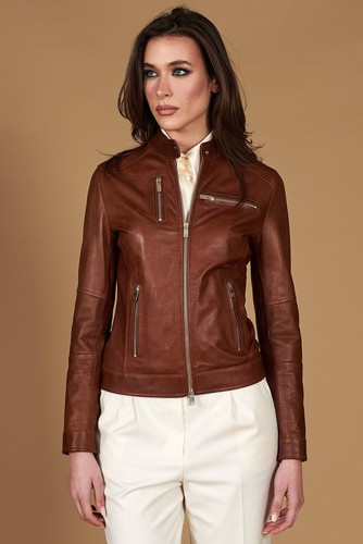 Giacca vera pelle cuoio - pelle, donna