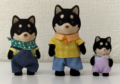 Famiglia shiba inu nera - famiglia,