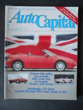 AUTO CAPITAL 12 1989 LOTUS ELAN MERCEDES 300 OPEL OMEGA MAZDA [DV22]