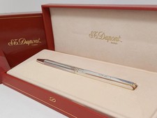 ST. DUPONT Stylo Bille Rollerball pen - Pubblicitaria FERRARELLE / Plaque Argent