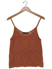 MNG Top a uncinetto Donna Top Taglia IT 44 arancione chiaro stile casual