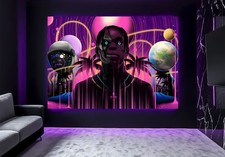 Poster Travis Scott Nike Flame