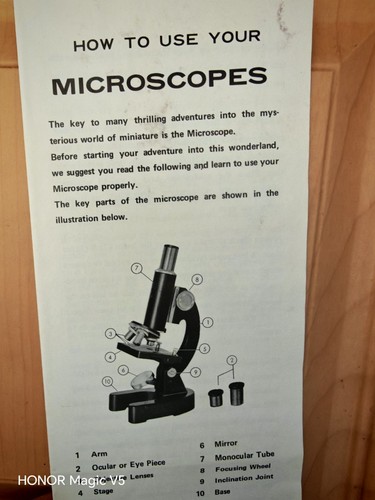 Microscopio monoculare - , in
