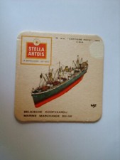 sottobicchiere birra stella Artois biere belge marine  beermat, bierdeckel 