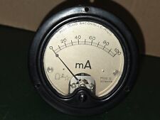 0-100MA DC PANNEAU COMPTEUR AMPÈRMETRE FABRIQUÉ EN ITALIE Allocchio Bacchini