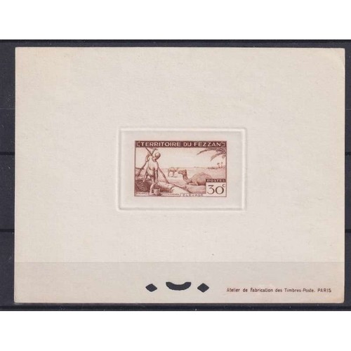Fezzan 1951 emissione - fezzan, 30