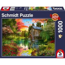 Puzzle Dominic Davison: Il mulino ad acqua - 1000 pz - Schmidt 58968