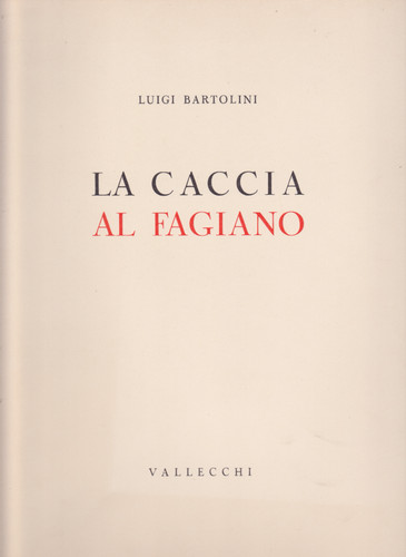 Luigi bartolini caccia al - bartolini.,