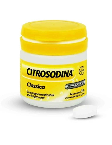 Citrosodina masticabile 30cpr - citrosodina,