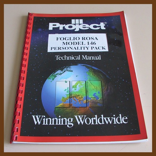 Technical manual projet foglio - manual,