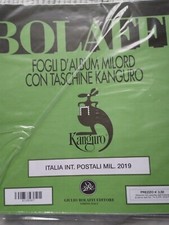 Foglio BOLAFFI MILORD Rep. Italiana 2019 Interi Postali NUOVI / BANCO ALIMENTARE