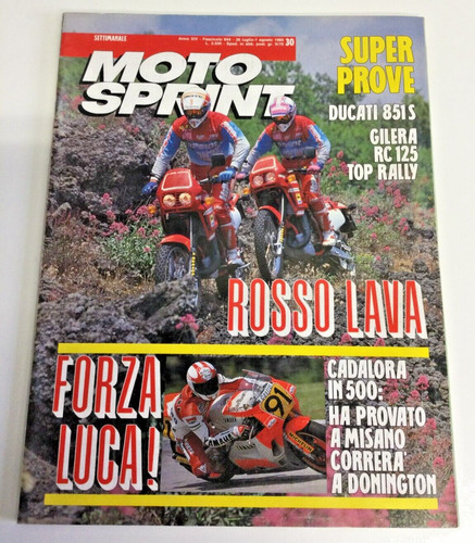 Motosprint 1989 ducati 851 - 30/1989,