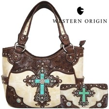 Borsa stile western cross