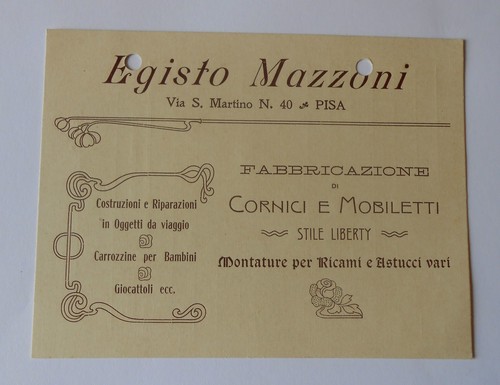 Egisto mazzoni cornici e - egisto,