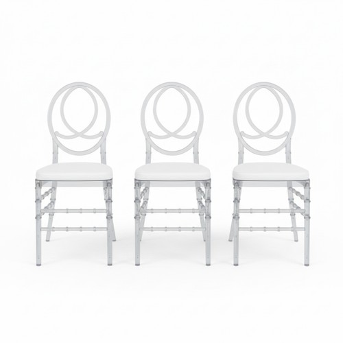 Set acrylic chiavari - set, 3