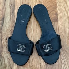 Chanel Bijou Slide Sandals –