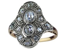 Anello antico oro 585 950