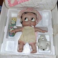 Vintage Danbury come nuovo Baby Betty Boop "B" è per Boop porcellana collezione IN SCATOLA