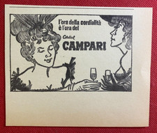 (X5) CAMPARI SODA DRINK 12x8 cm Pubblicità Advertising Clipping