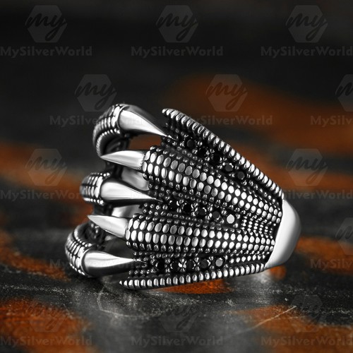 Anello uomo argento sterling - anello,