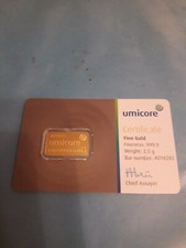 ligottino gr2,5 UMICORE 999,9 N*A018285