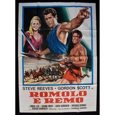 manifesto ROMOLO E REMO steve reeves gordon scott corbucci A116