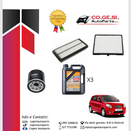 Kit tagliando olio - tagliando, +