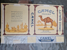 INCARTO PACCHETTO SIGARETTE VUOTO OLD CIGARETTES PACKET *  CAMEL